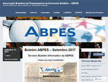 Tablet Screenshot of abpes.org.br